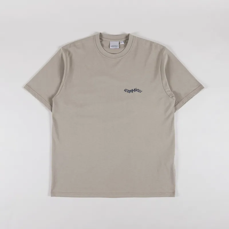 Gramicci Gecko T Shirt Beige-1