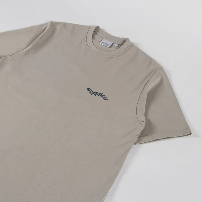 Gramicci Gecko T Shirt Beige-3