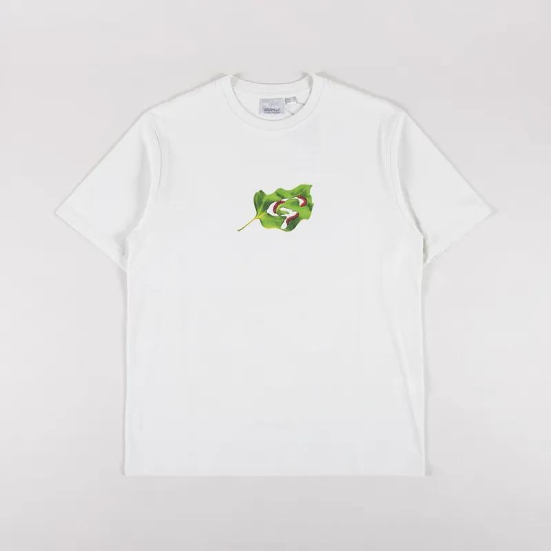 Gramicci Leaf T Shirt Vintage White
