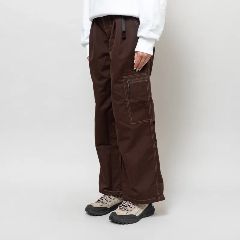Gramicci Womens Salem Cargo Pants Brown-1
