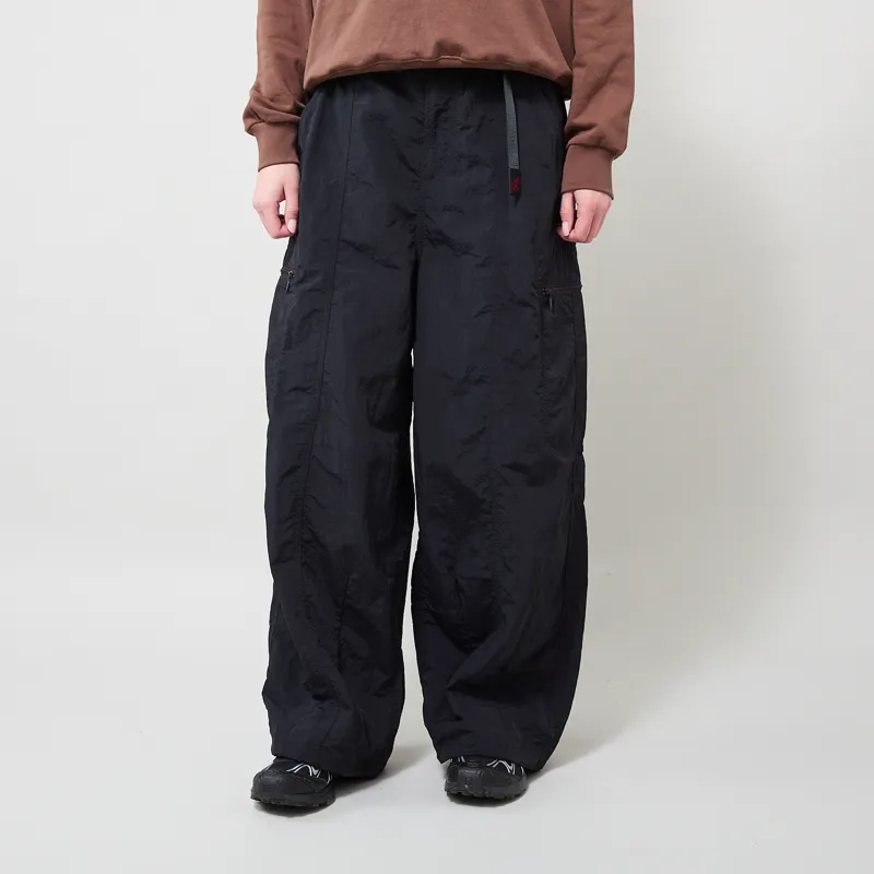 Gramicci Womens Nylon Loose Balloon Pants Black