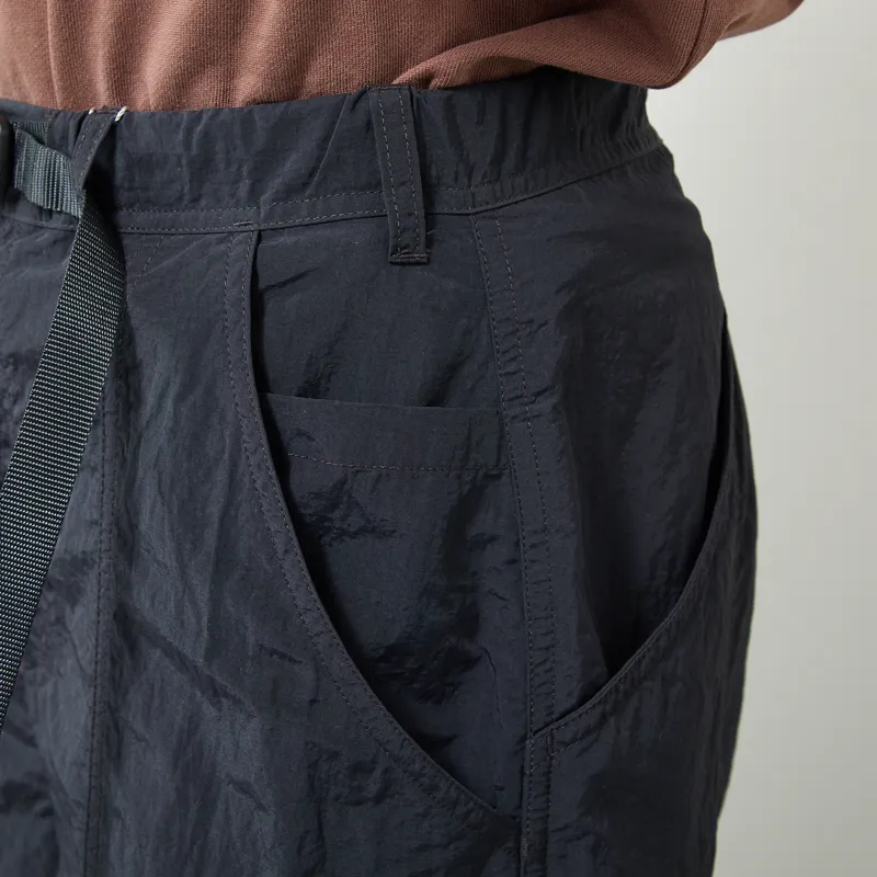 Gramicci Womens Nylon Loose Balloon Pants Black-6