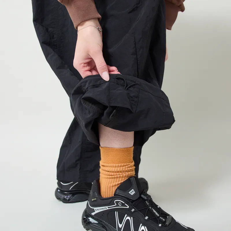 Gramicci Womens Nylon Loose Balloon Pants Black-11