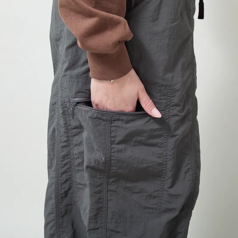 Gramicci Womens Nylon Loose Balloon Pants Carbon-7