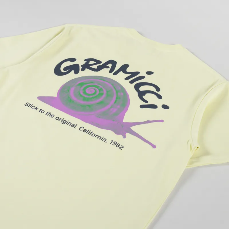 Gramicci Snail T Shirt Lemon-2