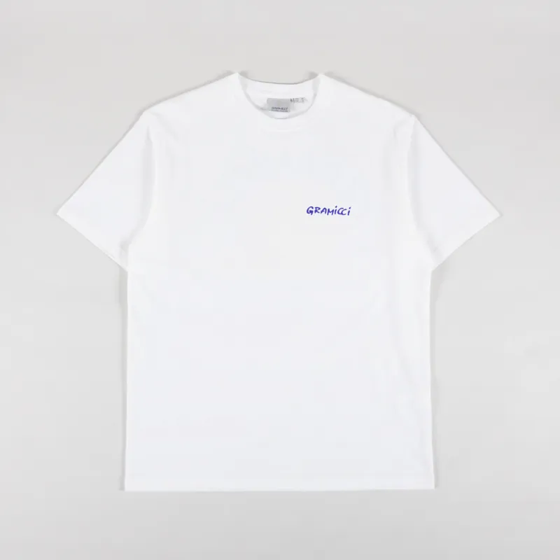 Gramicci Snail T Shirt White-1