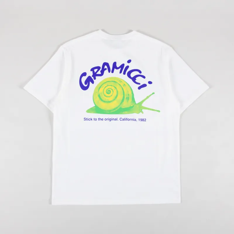 Gramicci Snail T Shirt White