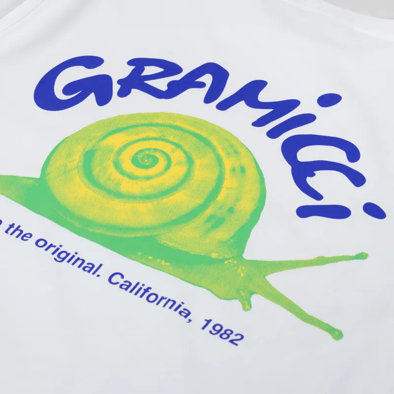 Gramicci Snail T Shirt White-4