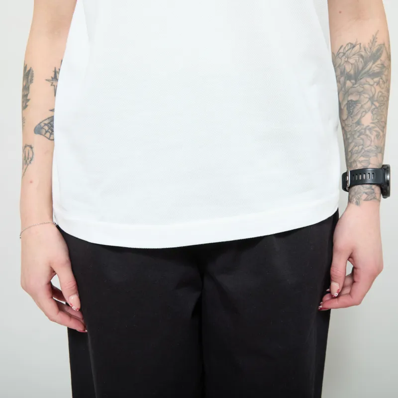 Fred Perry Womens Polo Shirt Snow White Navy-6