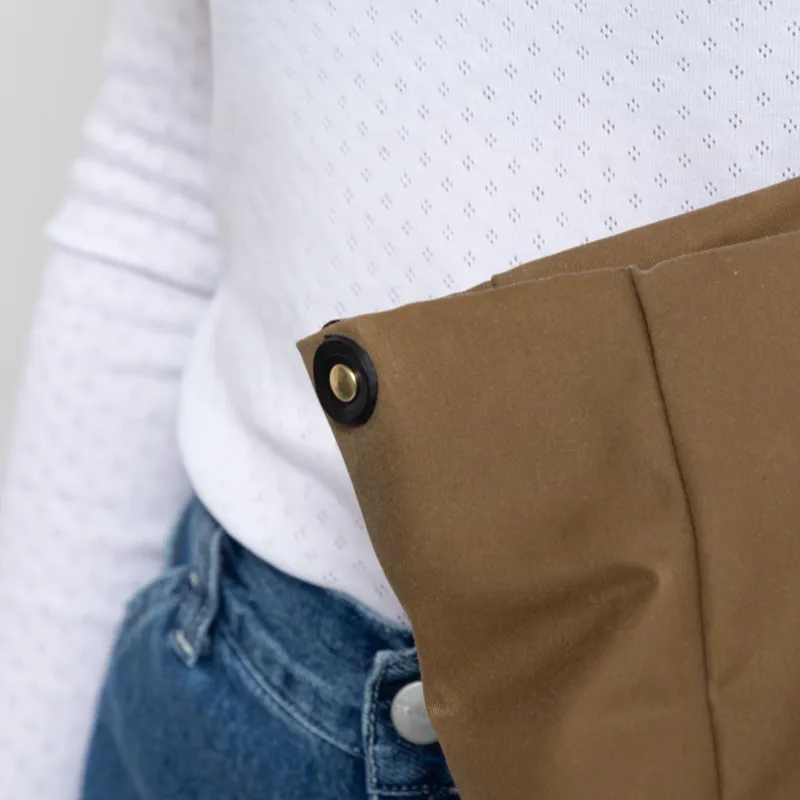 Kate Sheridan Womens Midi Waxed Tote Bag Sand-6