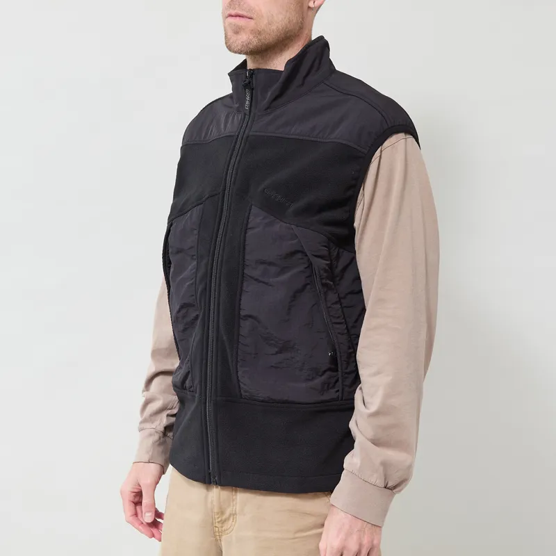 Gramicci Thermal Fleece Vest Black-1