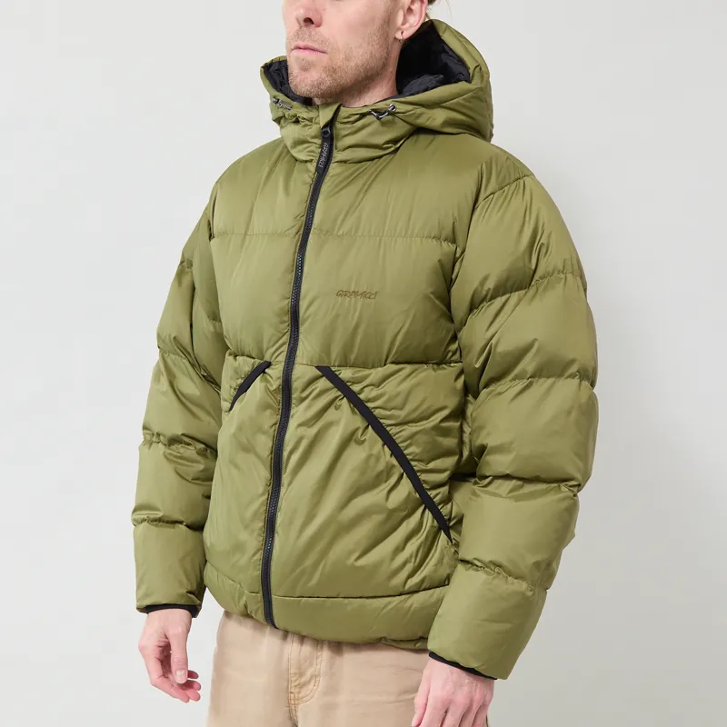 Gramicci Coldfront Down Jacket Olive-1