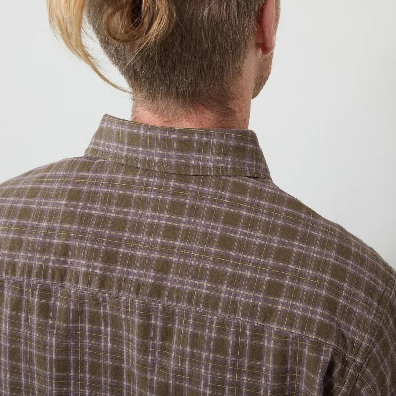 Gramicci Heavyweight Checkered Shirt Violet-3