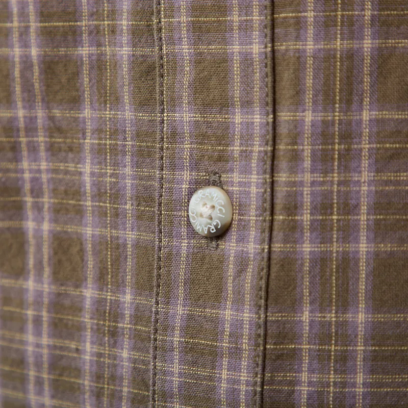 Gramicci Heavyweight Checkered Shirt Violet-9