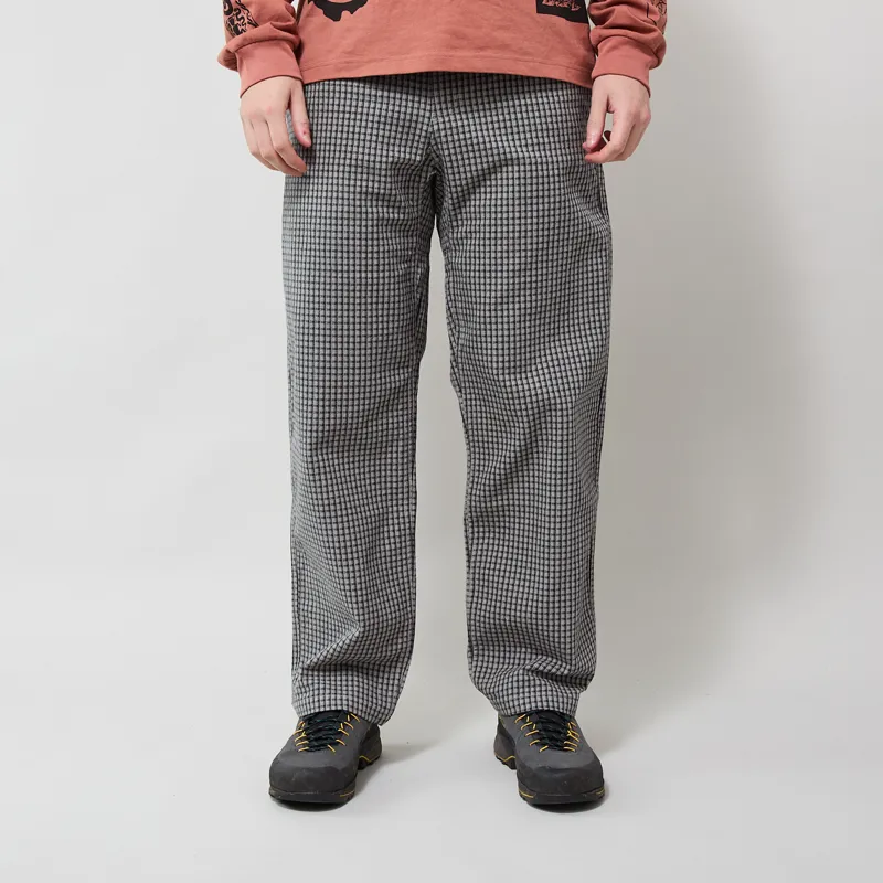 Gramicci Dobby Plaid G-Pant Straight Fit Stone