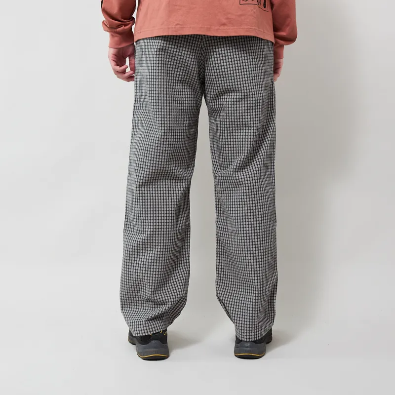 Gramicci Dobby Plaid G-Pant Straight Fit Stone-2