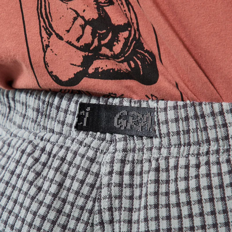 Gramicci Dobby Plaid G-Pant Straight Fit Stone-6