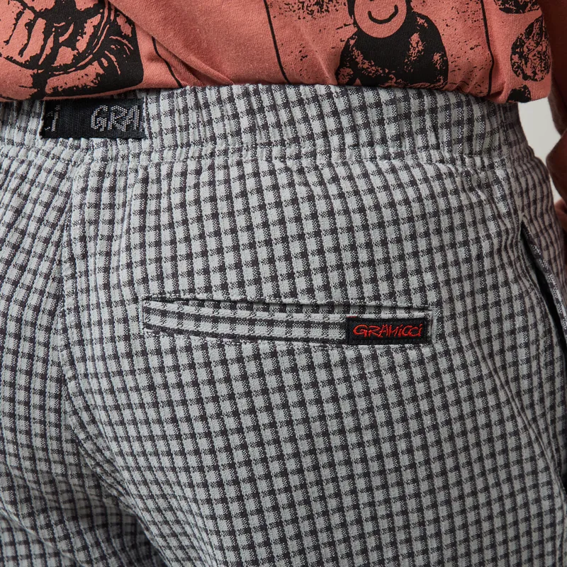 Gramicci Dobby Plaid G-Pant Straight Fit Stone-7