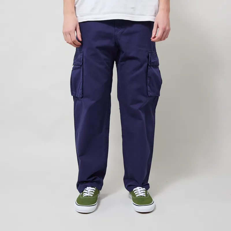 Gramicci Herringbone Cargo Pants Navy