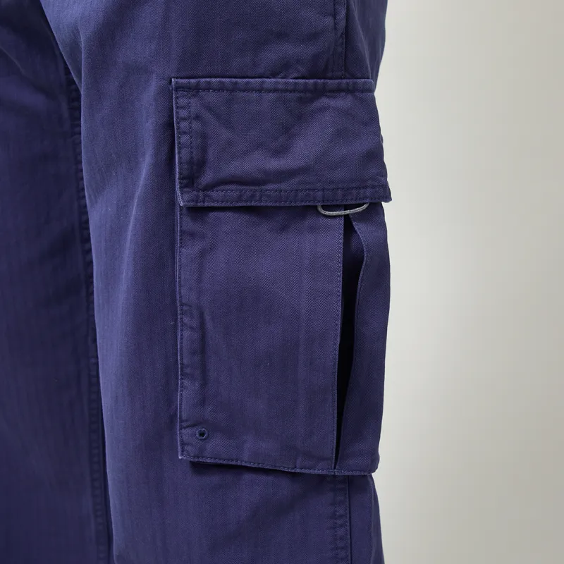Gramicci Herringbone Cargo Pants Navy-6
