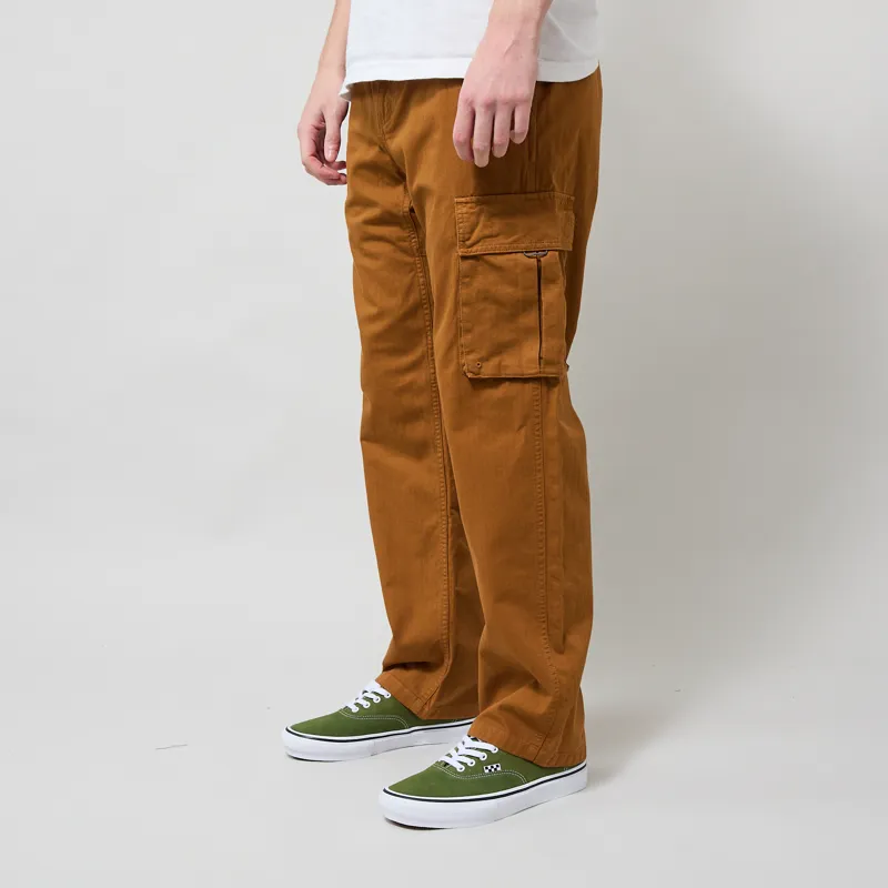 Gramicci Herringbone Cargo Pants Umber-1