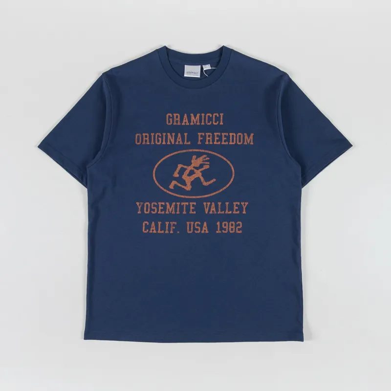 Gramicci Yosemite Valley T Shirt Navy