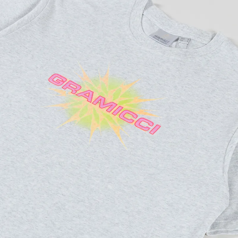 Gramicci Starburst T Shirt Ash Heather-1