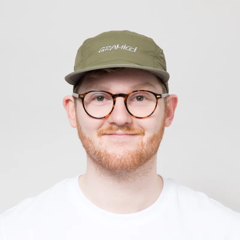 Gramicci Nylon Cap Olive-1