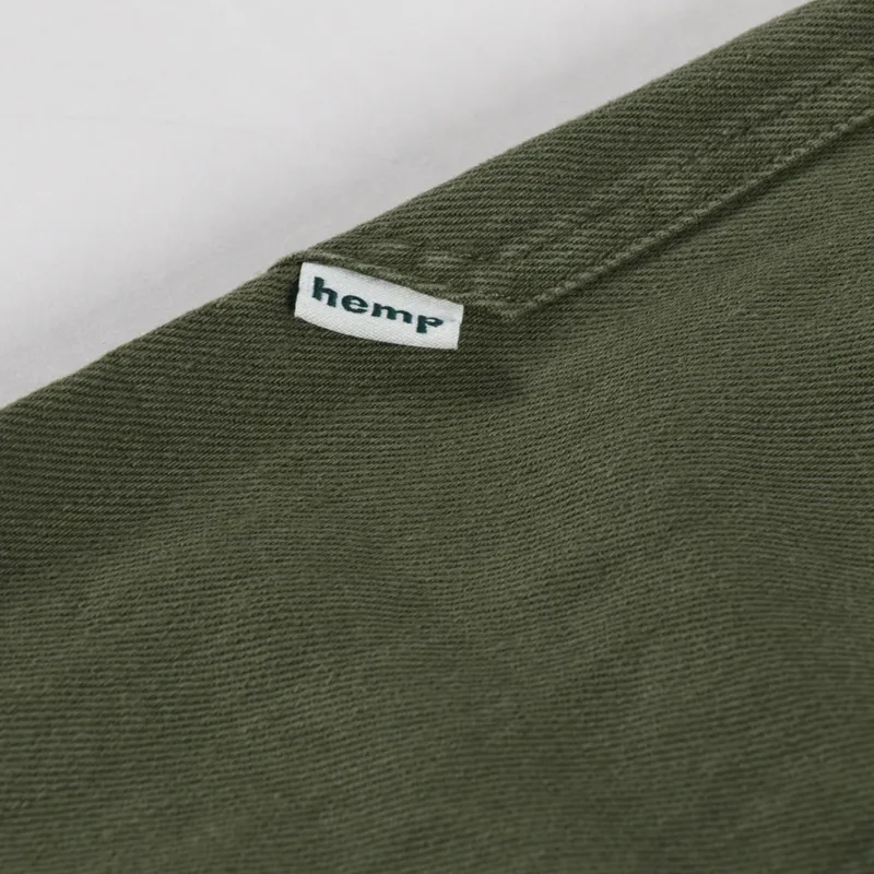 Gramicci Hemp Relaxed Pants Olive-7