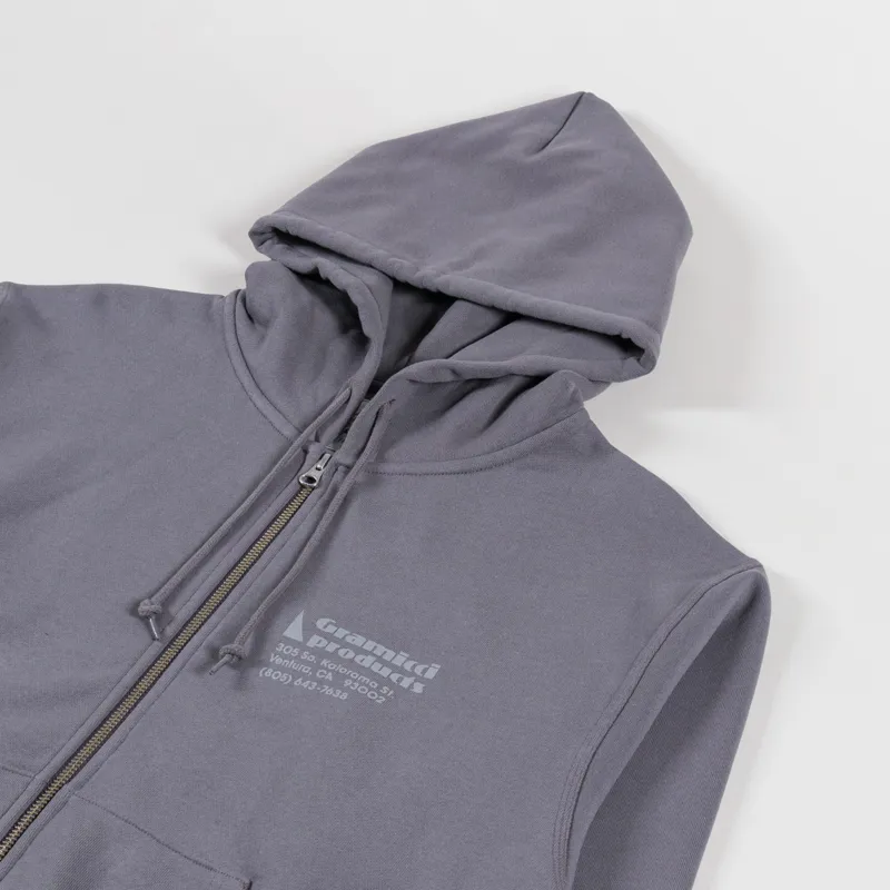 Gramicci G-Sail Zip Hooded Sweatshirt Charcoal-3