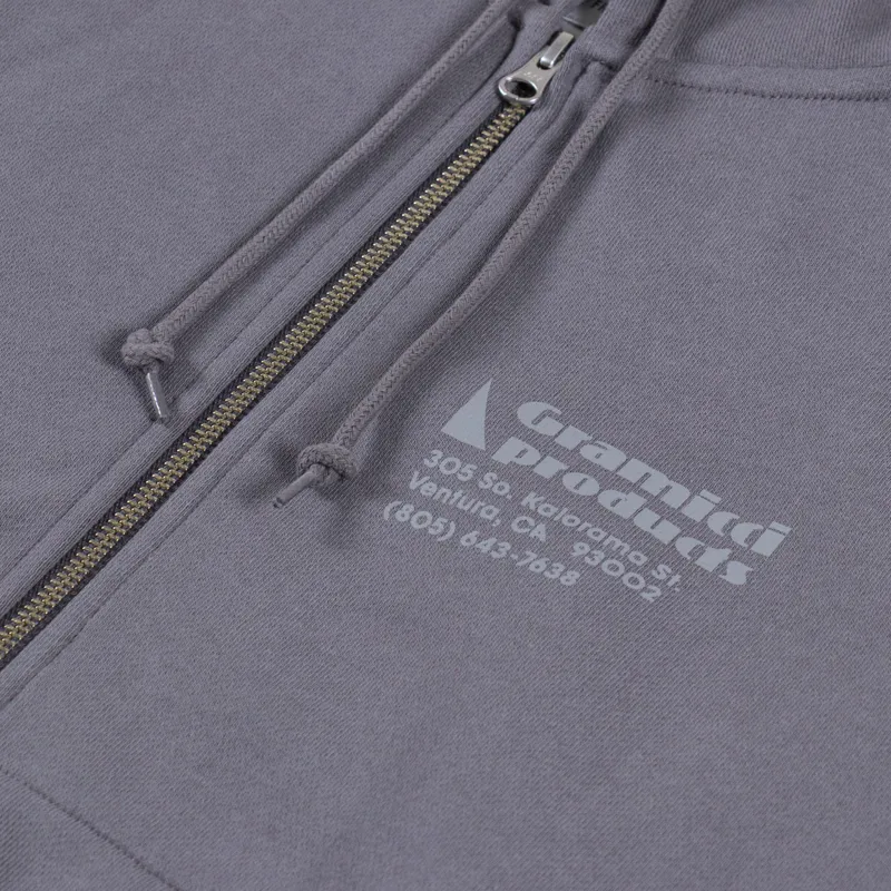 Gramicci G-Sail Zip Hooded Sweatshirt Charcoal-5