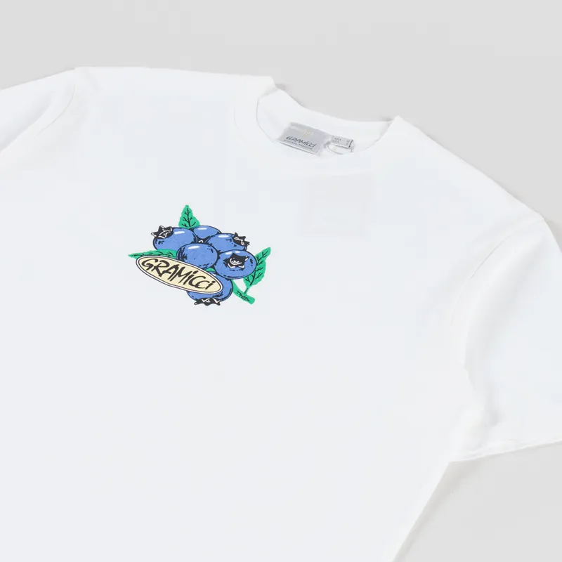 Gramicci Blueberry T Shirt White-1