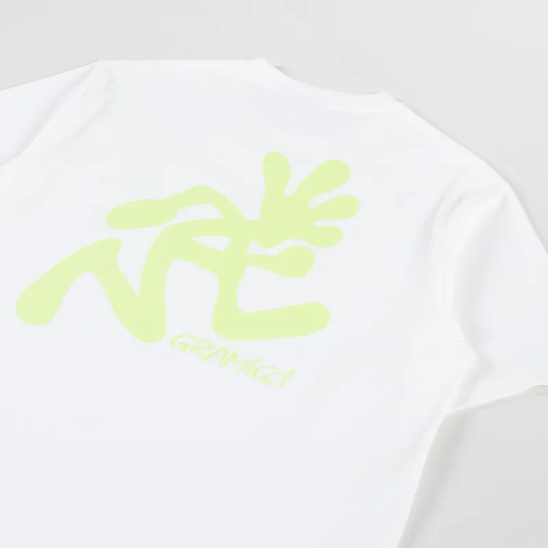Gramicci Running Man T Shirt White-2