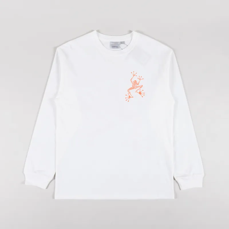 Gramicci Sticky Hands Long Sleeve T Shirt White-1