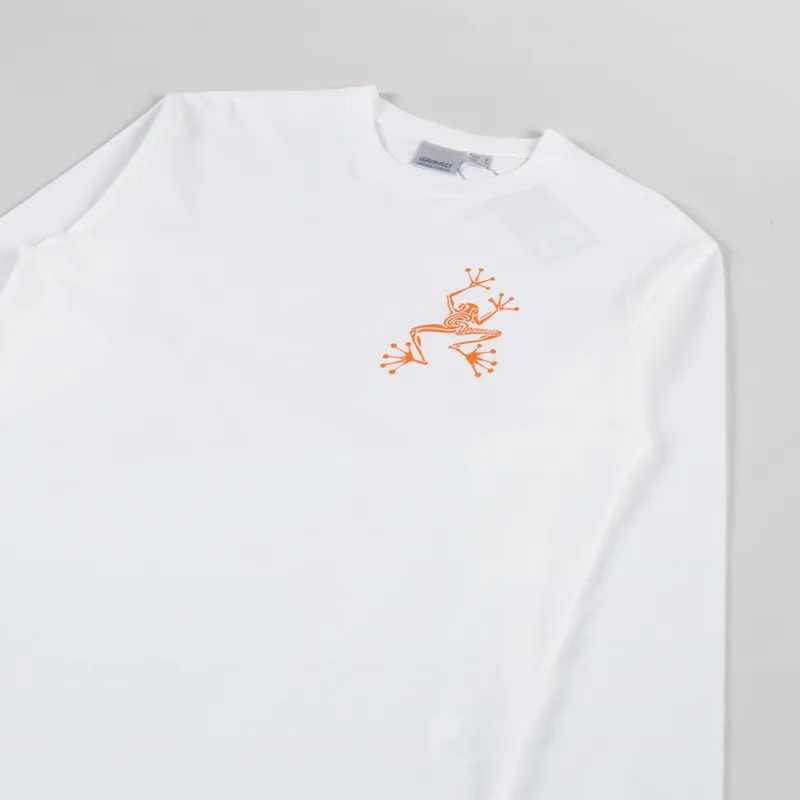 Gramicci Sticky Hands Long Sleeve T Shirt White-3