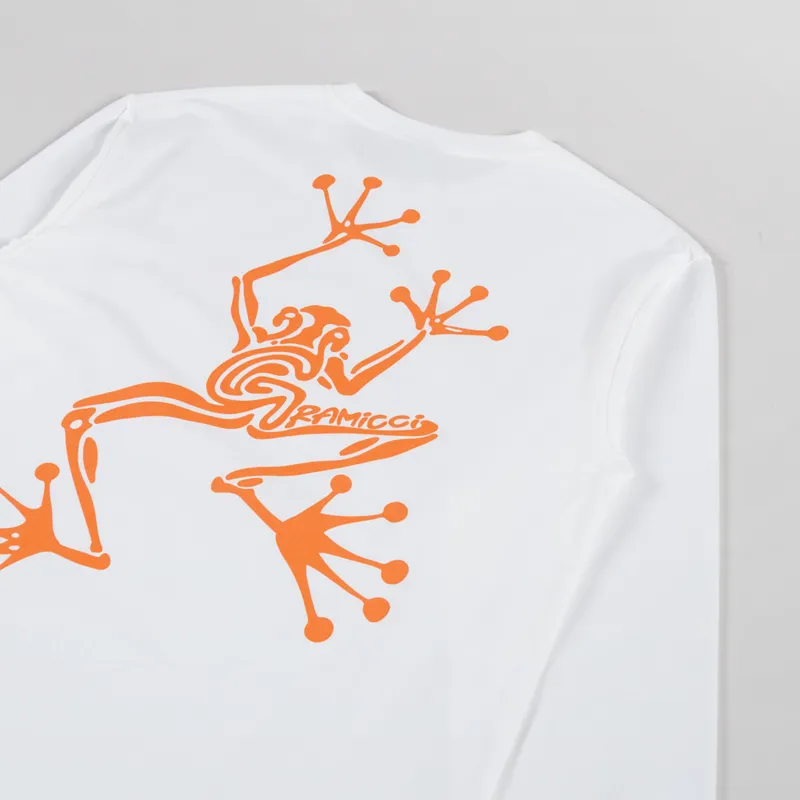 Gramicci Sticky Hands Long Sleeve T Shirt White-2