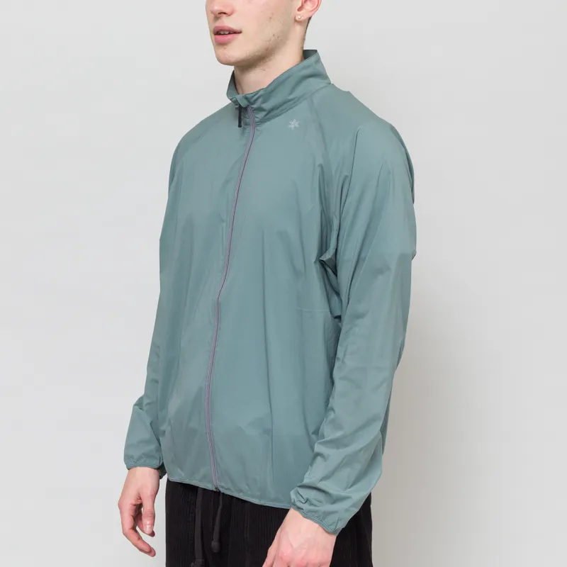Goldwin Floating Wind Shell Jacket Iceberg Green-1