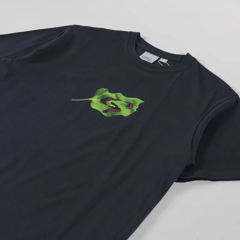 Gramicci Leaf T Shirt Vintage Black-1