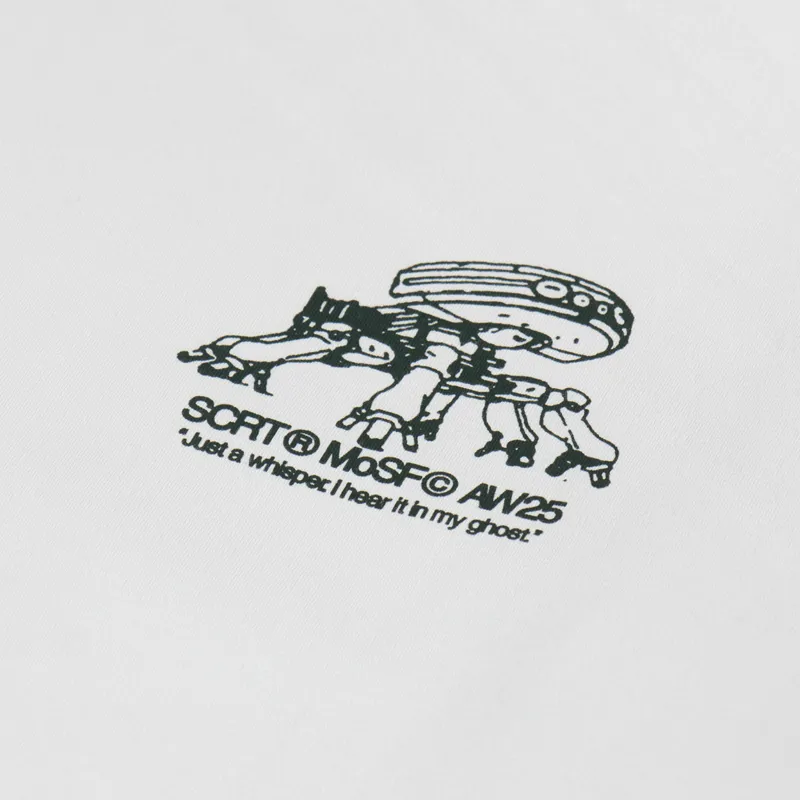 SCRT Ghost T Shirt Beige-5