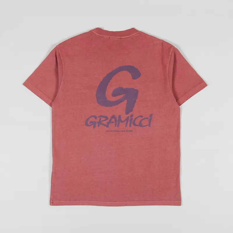 Gramicci G Logo T Shirt Dusty Red