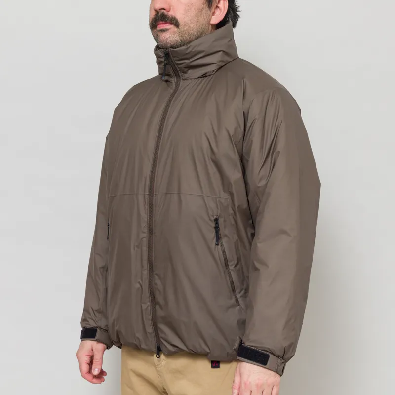 Goldwin WINDSTOPPER BY GORE-TEX LABS Puffy Jacket Major Brown-1