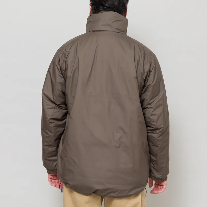 Goldwin WINDSTOPPER BY GORE-TEX LABS Puffy Jacket Major Brown-3