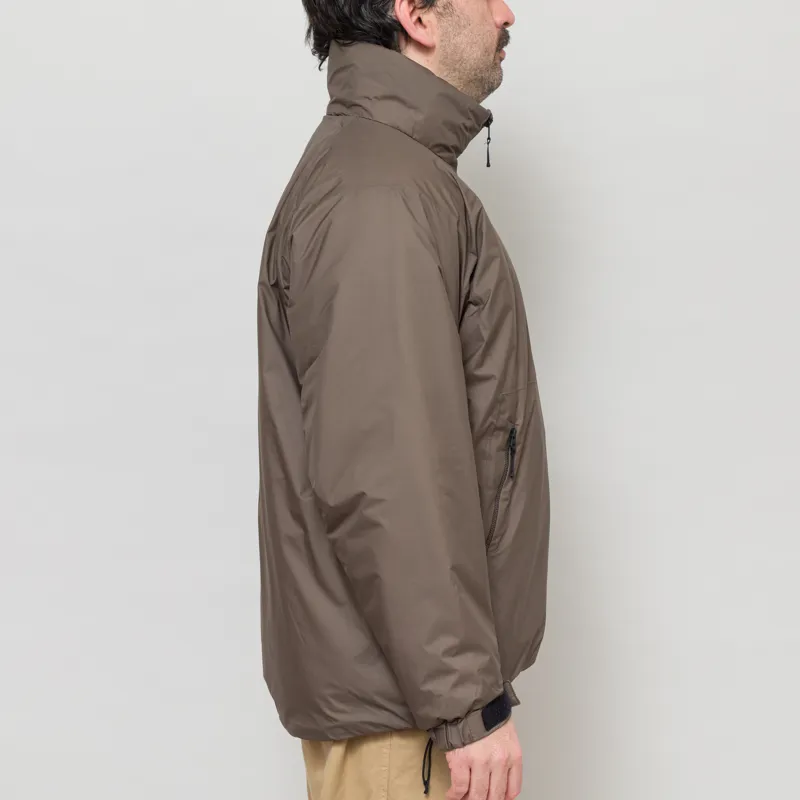 Goldwin WINDSTOPPER BY GORE-TEX LABS Puffy Jacket Major Brown-4