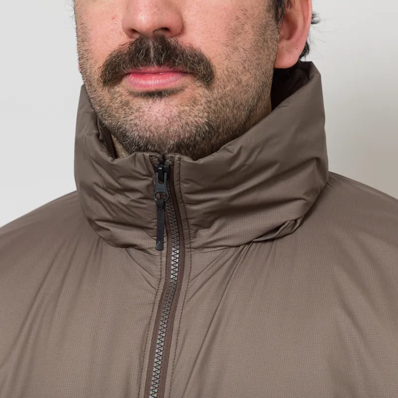 Goldwin WINDSTOPPER BY GORE-TEX LABS Puffy Jacket Major Brown-5