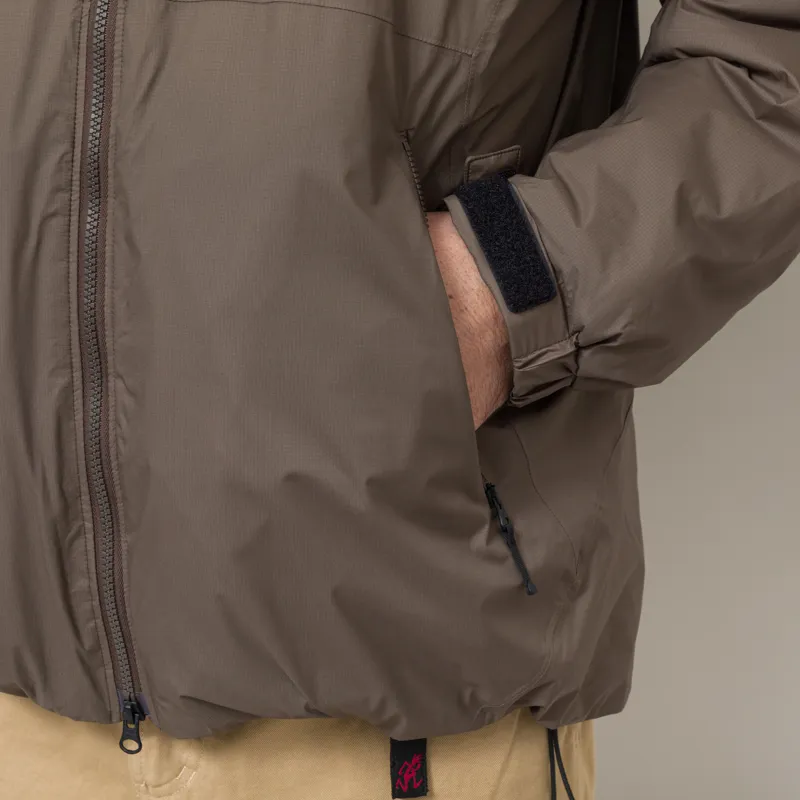 Goldwin WINDSTOPPER BY GORE-TEX LABS Puffy Jacket Major Brown-10