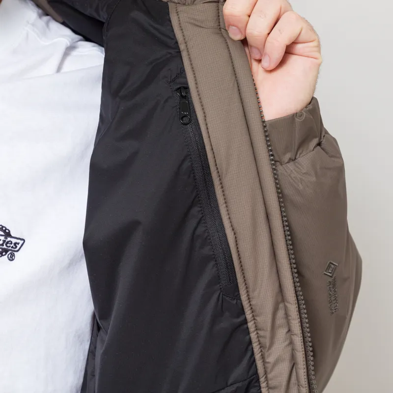 Goldwin WINDSTOPPER BY GORE-TEX LABS Puffy Jacket Major Brown-8