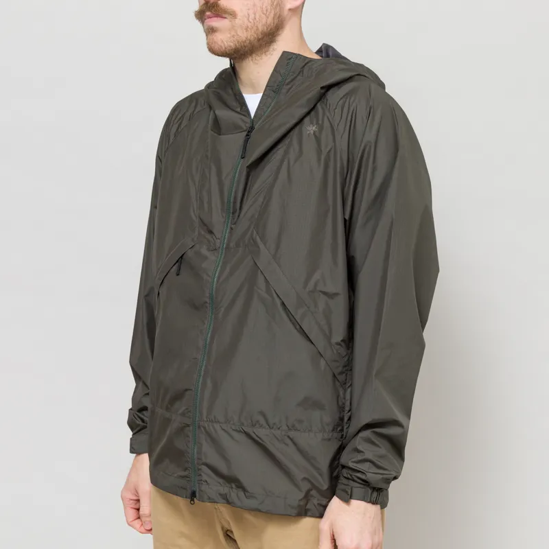Goldwin Ripstop Hooded Jacket Dark Olive-1