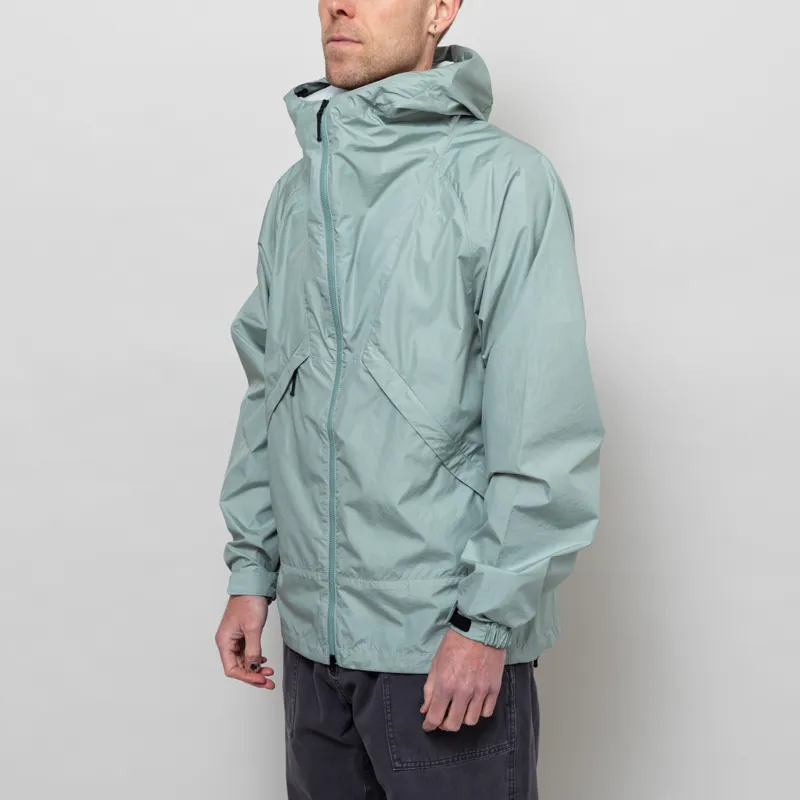 Goldwin Ripstop Hooded Jacket Mist Green-1