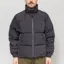 Goldwin Dope Dyed Ripple Nylon Down Jacket Deep Charcoal