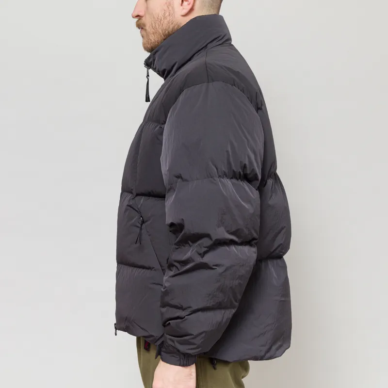 Goldwin Dope Dyed Ripple Nylon Down Jacket Deep Charcoal-2
